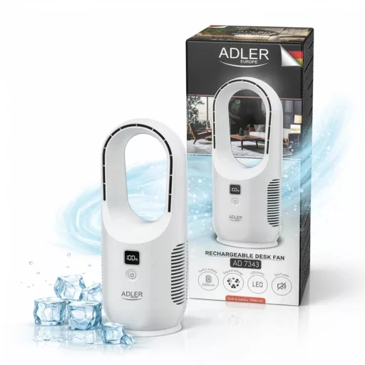 Adler AD7343 tölthető asztali ventilátor
