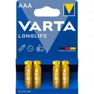 Varta 4103 101 414 Longlife AAA mikro elem, 4 db