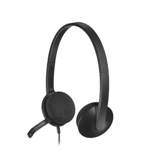 Logitech H340 Headset USB fejhallgató, mikrofon, fekete (981-000475)