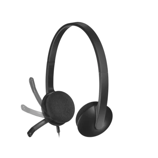 Logitech H340 Headset USB fejhallgató, mikrofon, fekete (981-000475)
