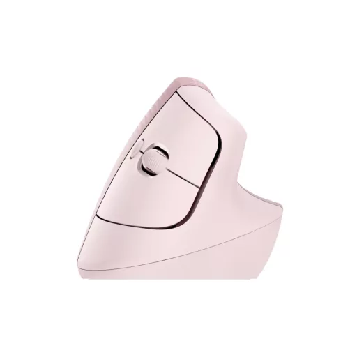 Logitech Lift függőleges ergonomikus, Bluetooth optikai egér, jobbkezes, rózsaszín (910-006478)