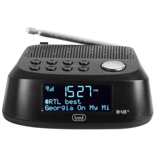 Trevi RC 80D4 DAB FEKETE asztali óra