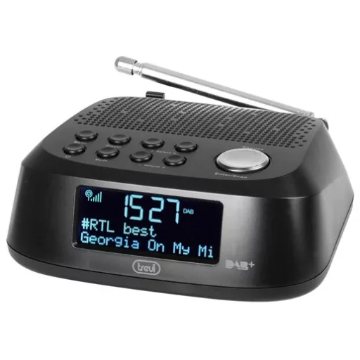 Trevi RC 80D4 DAB FEKETE asztali óra