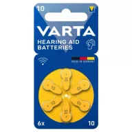 Varta 24610101416 hallókészülék elem (V10/PR70) 6 db