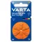 Varta 24606101416  hallókészülék elem, 6 db V13/PR48)