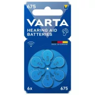 Varta 24600101416 hallókészülék elem (V675/PR44)  6 db