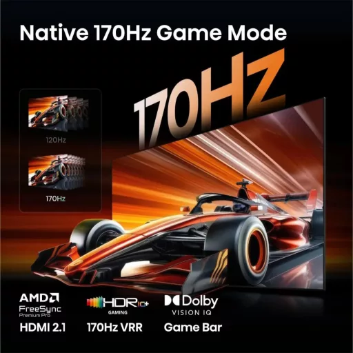 Hisense 65UR9S 4KRGB Smart MiniLED TV