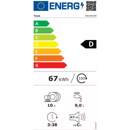 Tesla WD491MX mosogatógép