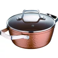 Bergner BG-34523-BK-KF lábas fedővel