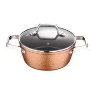 Bergner BG-34524-BK-KF lábas fedővel