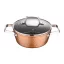 Bergner BG-34524-BK-KF lábas fedővel