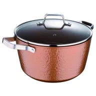 Bergner BG-34529-BK-KF lábas fedővel