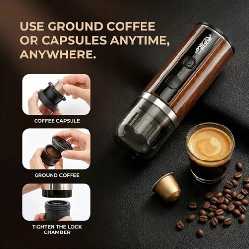 RoosCamp ROOSCOFFEE hordozható kávéfőző
