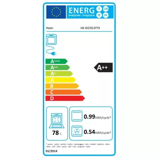 Haier H6 ID25G3YTX beépíthető sütő