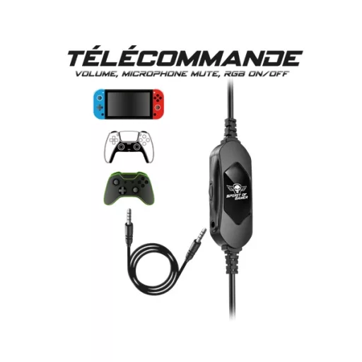 Spirit of Gamer MIC-XH700WT fejhallgató 