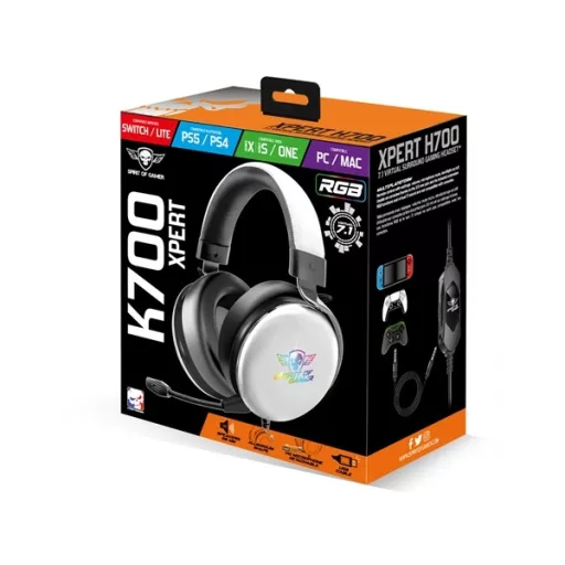 Spirit of Gamer MIC-XH700WT fejhallgató 