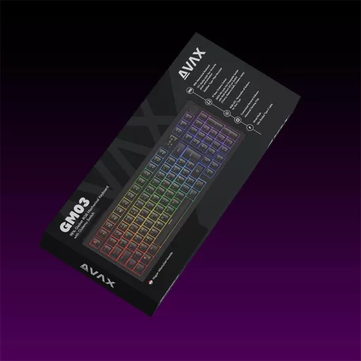 Avax GM03B gamer billentyűzet