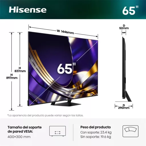 Hisense 65U7SPRO 4K SMART MiniLED TV