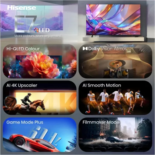 Hisense 85E7S 4K UHD Smart QLED TV