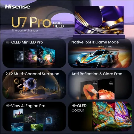 Hisense 100U7SPRO 4K Smart MiniLED TV