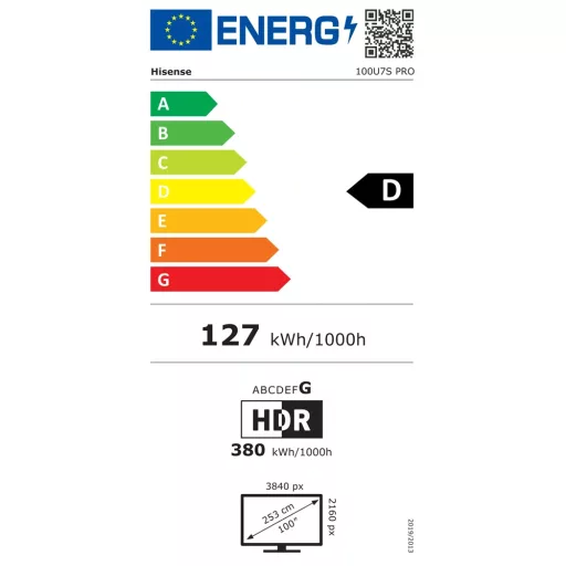 Hisense 100U7SPRO 4K Smart MiniLED TV