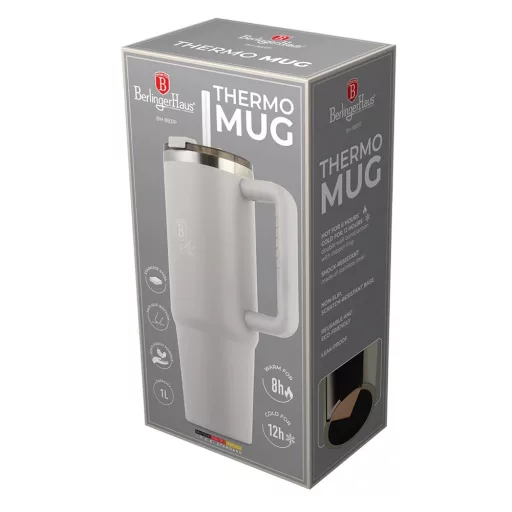 Berlinger Haus BH/8831 szívószálas termosz, 1 l