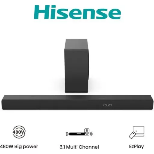 Hisense HS3100 3.1 csatornás hangprojektor, 480 W
