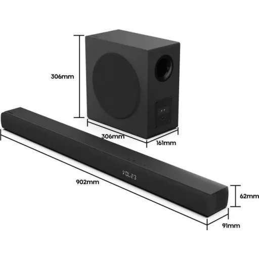 Hisense HS3100 3.1 csatornás hangprojektor, 480 W