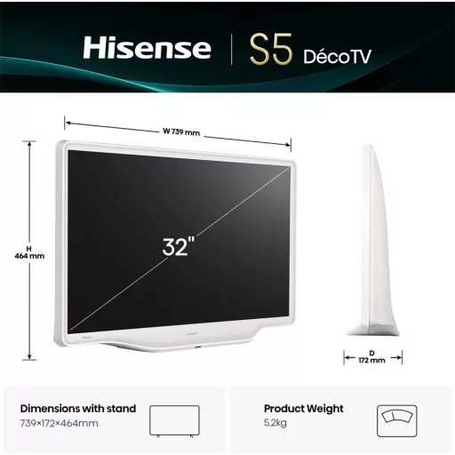 Hisense 43S5Q Full HD LifeStyle QLED TV