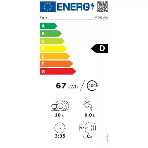 Tesla WD491MW mosogatógép