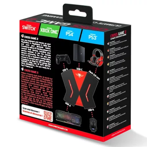 Spirit of Gamer SOG-CONV2 egér/billentyűzet adapter konzolokhoz