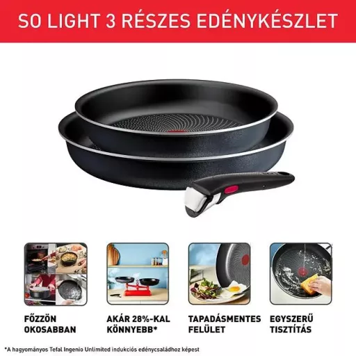 Tefal L7239523 Ingenio So Light edénykészlet, 5 részes