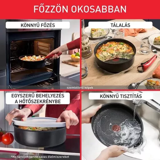 Tefal L7233502 Ingenio So Light mély serpenyő, 24 cm