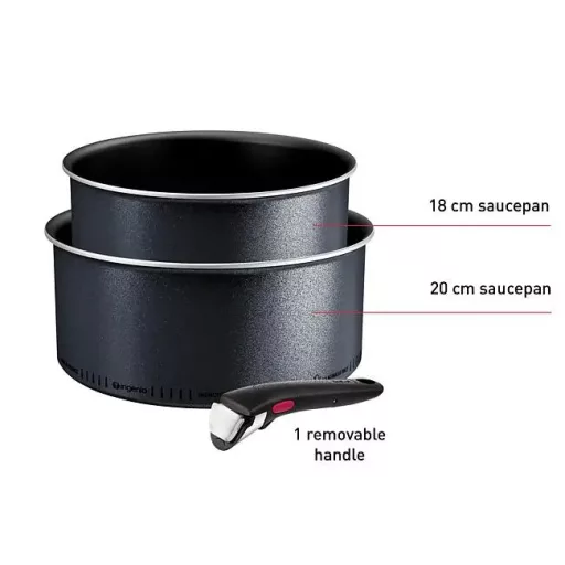 Tefal L7239003 Ingenio So Light edényszett, 3 részes