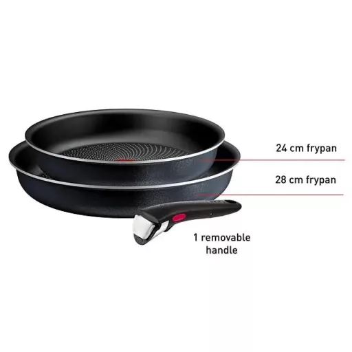 Tefal L7239103 Ingenio So Light serpenyő szett, 3 részes