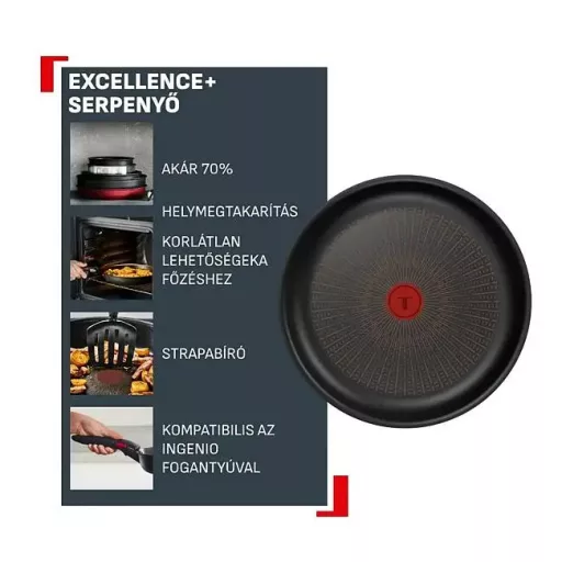 Tefal P0000424 Ingenio Excellence + serpenyő, 24 cm