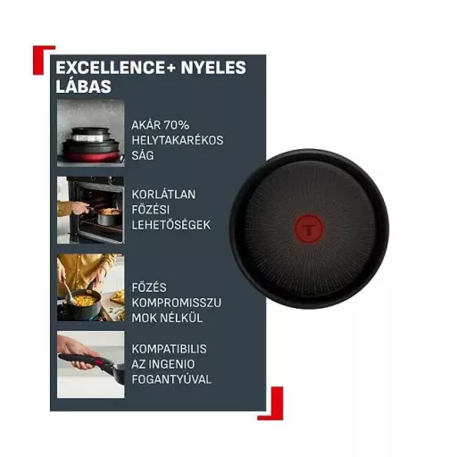 Tefal P0073053 Ingenio Excellence + nyeles lábas 20 cm