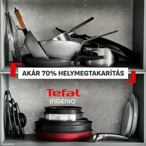 Tefal P0003524 Ingenio Excellence + mély serpenyő, 24 cm