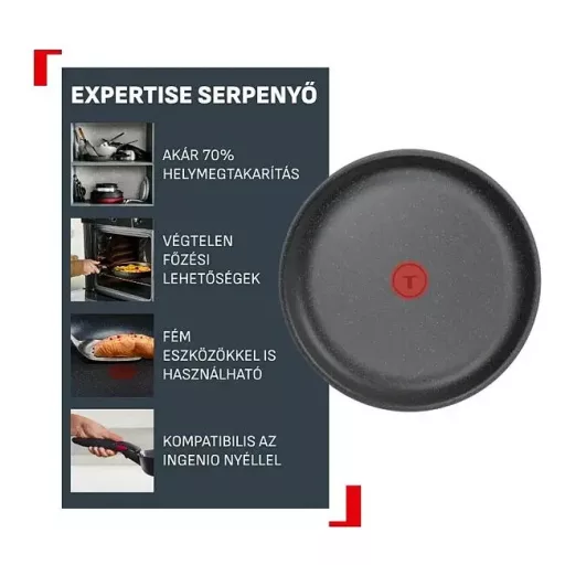 Tefal P0020543 Ingenio Expertise serpenyő, 26 cm