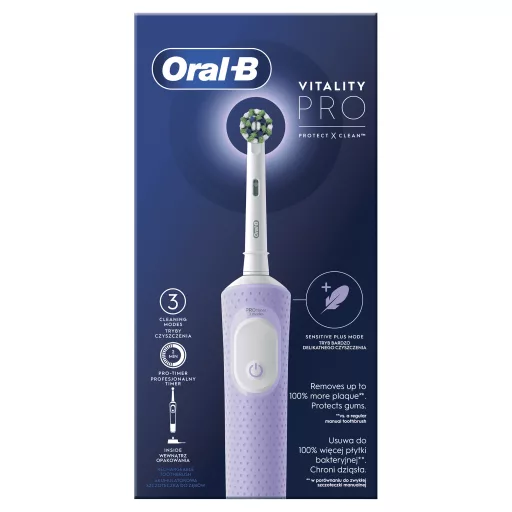 Oral-B D103 elektromos fogkefe, lila