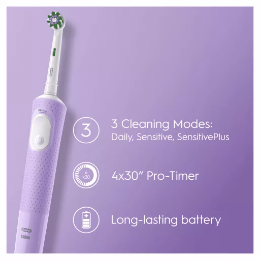 Oral-B D103 elektromos fogkefe, lila