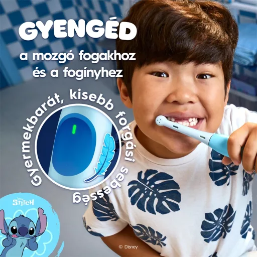 Oral-B IO KIDS STITCH 10PO010479 gyerek fogkefe + útitok