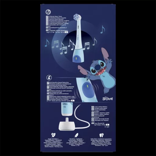 Oral-B IO KIDS STITCH 10PO010479 gyerek fogkefe + útitok