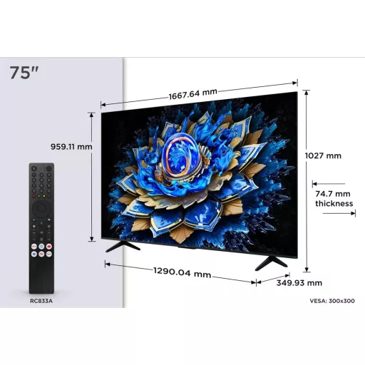 TCL 75T69C 4K UHD QLED TV