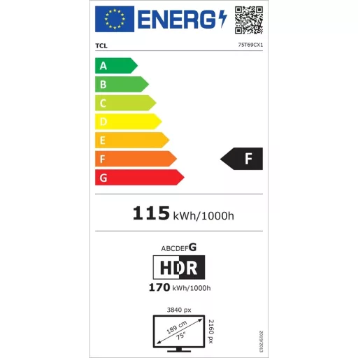 TCL 75T69C 4K UHD QLED TV