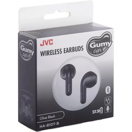 JVC HA-B10-TB bluetooth fülhallgató, fekete