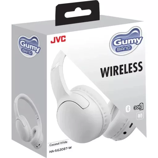 JVC HA-SG20-BT-W bluetooth fejhallgató, fehér