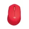 Logitech M330 Silent Plus halk vezeték nélküli egér, piros (910-004911)