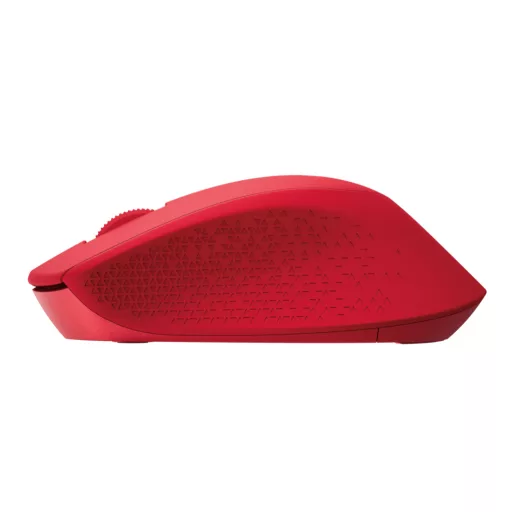 Logitech M330 Silent Plus halk vezeték nélküli egér, piros (910-004911)