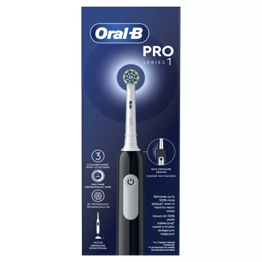 Oral-B PRO1 BLACK X Clean elektromos fogkefe + utitok